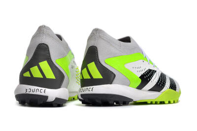 Men's Adidas Predator Accuracy.1 TF Football Shoes - White/Black/Green