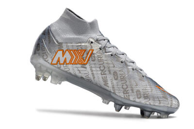 Men's Nike Air Zoom Mercurial Superfly 9 Elite SG Football Boots - Silver/Gold