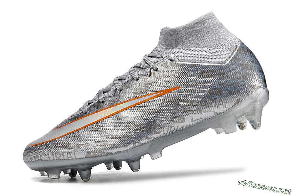 Men's Nike Air Zoom Mercurial Superfly 9 Elite SG Football Boots - Silver/Gold 5