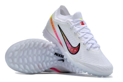 Men's Nike Air Zoom Mercurial Vapor 15 Elite TF Football Shoes - White/Black/Pink