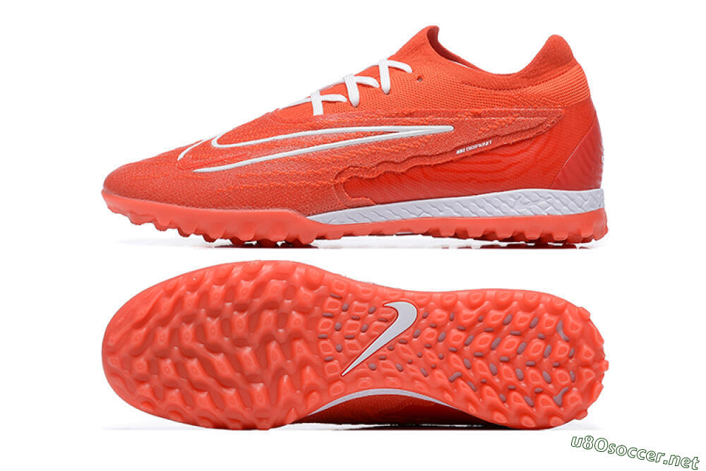Men's Nike Phantom GX Elite TF Football Shoes - Red/White 1