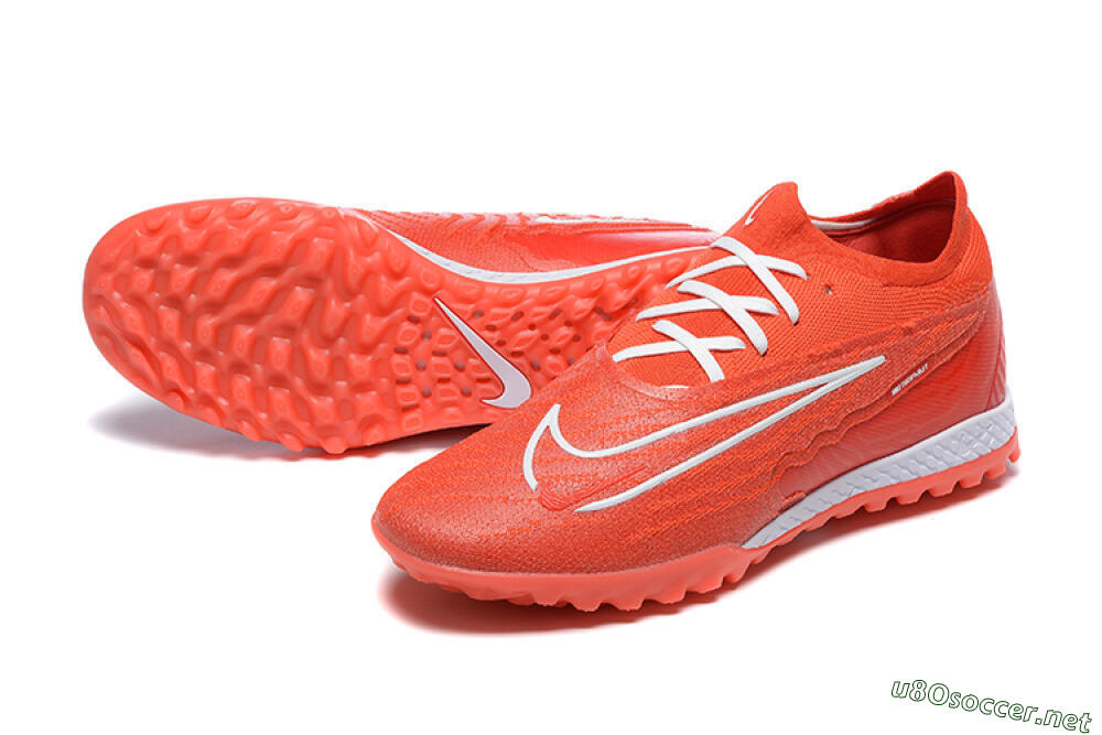 Men's Nike Phantom GX Elite TF Football Shoes - Red/White 3
