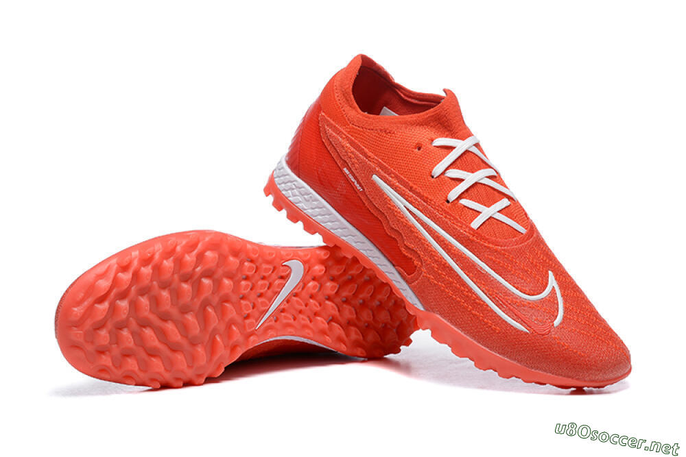 Men's Nike Phantom GX Elite TF Football Shoes - Red/White 4