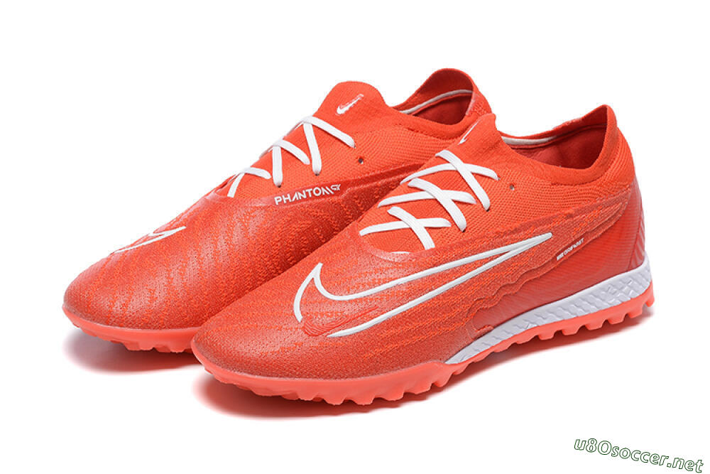 Men's Nike Phantom GX Elite TF Football Shoes - Red/White 5