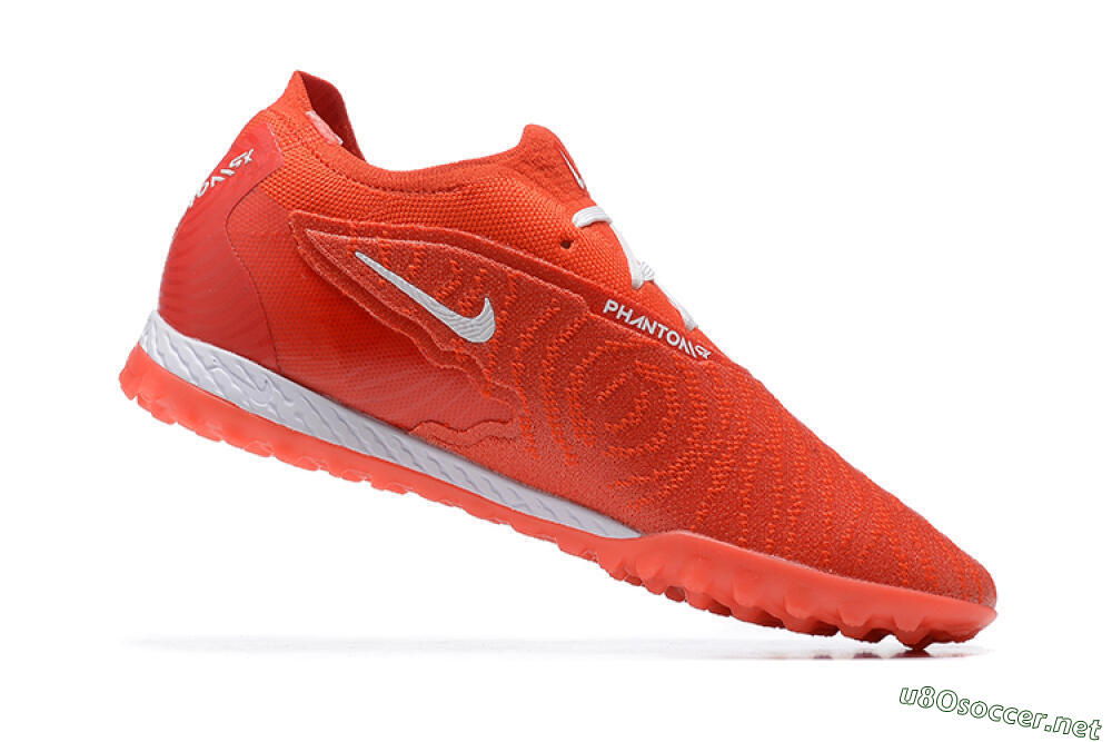 Men's Nike Phantom GX Elite TF Football Shoes - Red/White 7