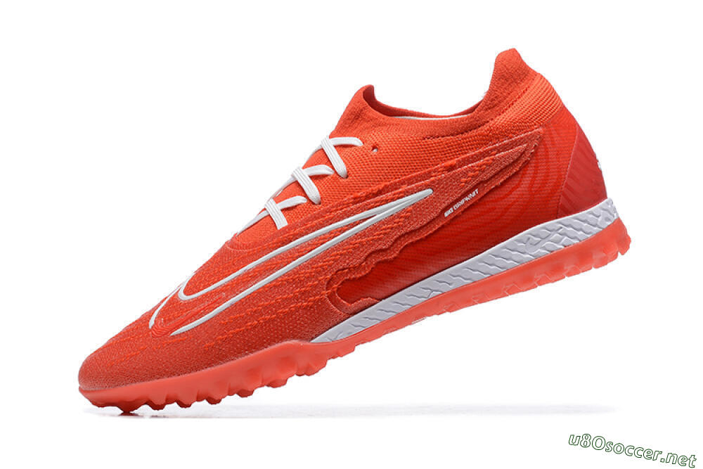Men's Nike Phantom GX Elite TF Football Shoes - Red/White 8