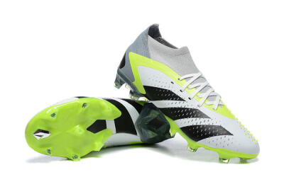 Men's Adidas Predator Accuracy.1 FG Football Boots - White/Black/Yellow