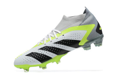 Men's Adidas Predator Accuracy.1 FG Football Boots - White/Black/Yellow