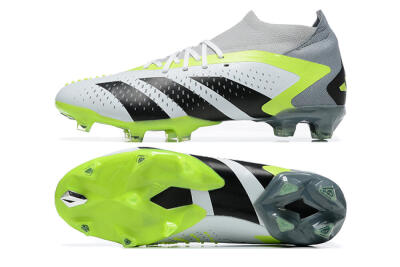 Men's Adidas Predator Accuracy.1 FG Football Boots - White/Black/Yellow