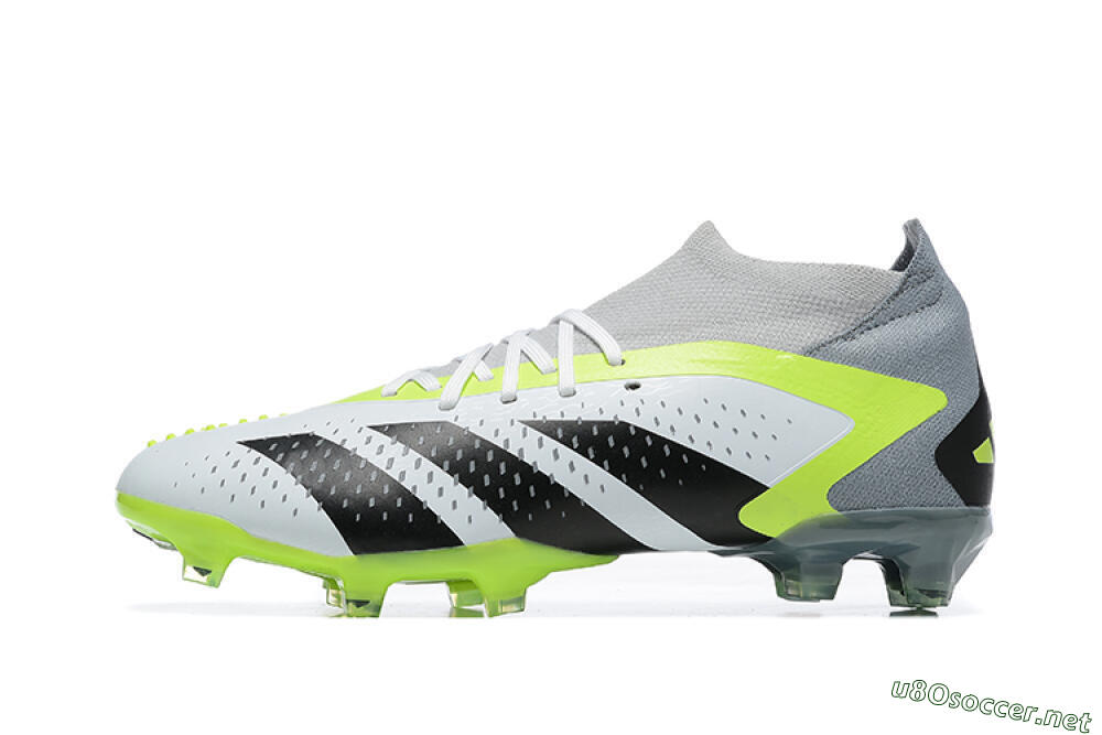 Men's Adidas Predator Accuracy.1 FG Football Boots - White/Black/Yellow 0