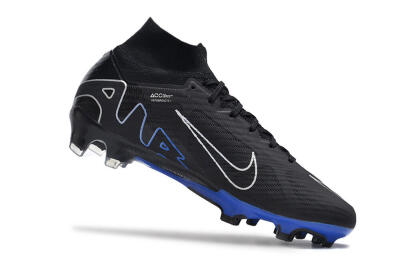 Unisex Nike Air Zoom Superfly 9 Elite SE FG Football Boots - Black/Blue/White