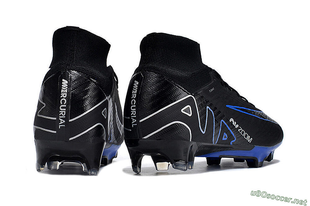 Unisex Nike Air Zoom Superfly 9 Elite SE FG Football Boots - Black/Blue/White 6