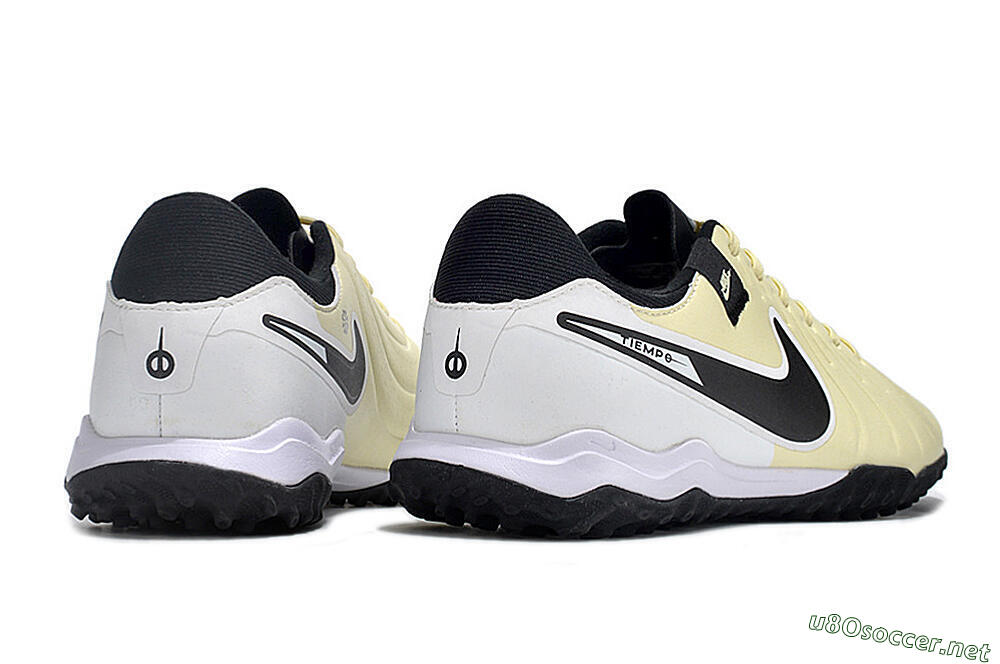 Men's Nike Tiempo Legend 10 TF Football Shoes - Yellow/Black/White 5