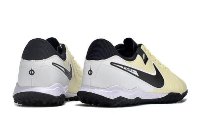 Men's Nike Tiempo Legend 10 TF Football Shoes - Yellow/Black/White