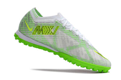 Unisex Nike Air Zoom Mercurial Vapor 15 Elite TF Football Shoes - Green/White/Silver