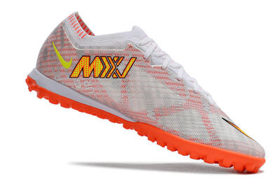 Unisex Nike Air Zoom Mercurial Vapor 15 Elite TF Football Shoes - Orange/White/Silver