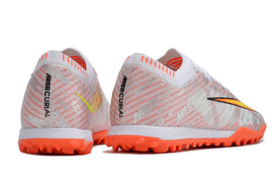Unisex Nike Air Zoom Mercurial Vapor 15 Elite TF Football Shoes - Orange/White/Silver