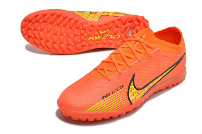 Men's Nike Air Zoom Mercurial Vapor 15 Elite TF Football Shoes - Red/Yellow