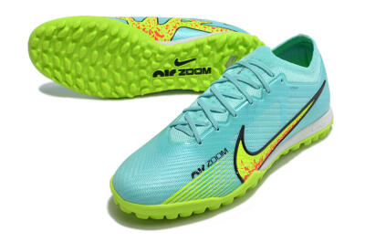 Men's Nike Air Zoom Mercurial Vapor 15 Elite TF Football Shoes - Blue/Green