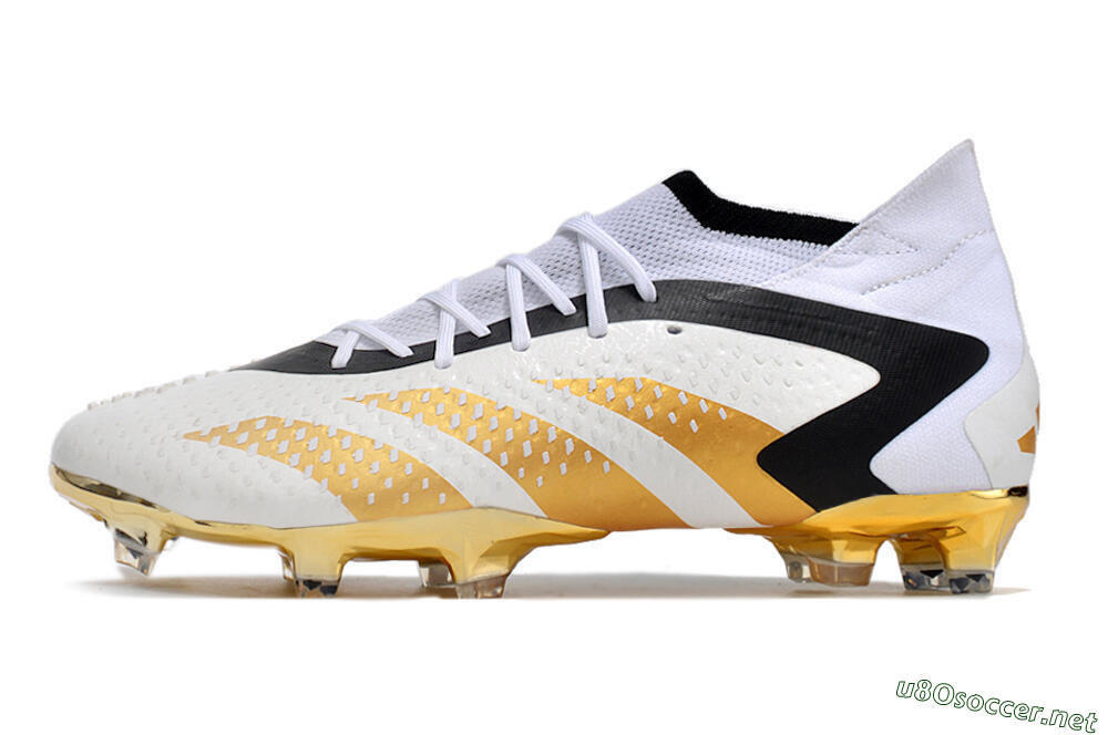 Men's Adidas Predator Accuracy.1 FG Football Boots - White/Gold/Black 0