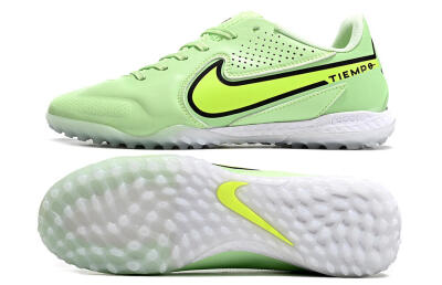 Men's Nike Tiempo Legend 9 TF Football Shoes - Green/Yellow/Black