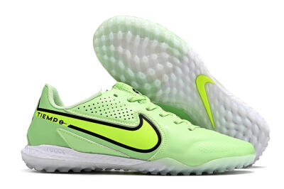 Men's Nike Tiempo Legend 9 TF Football Shoes - Green/Yellow/Black