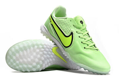 Men's Nike Tiempo Legend 9 TF Football Shoes - Green/Yellow/Black