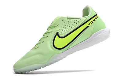 Men's Nike Tiempo Legend 9 TF Football Shoes - Green/Yellow/Black