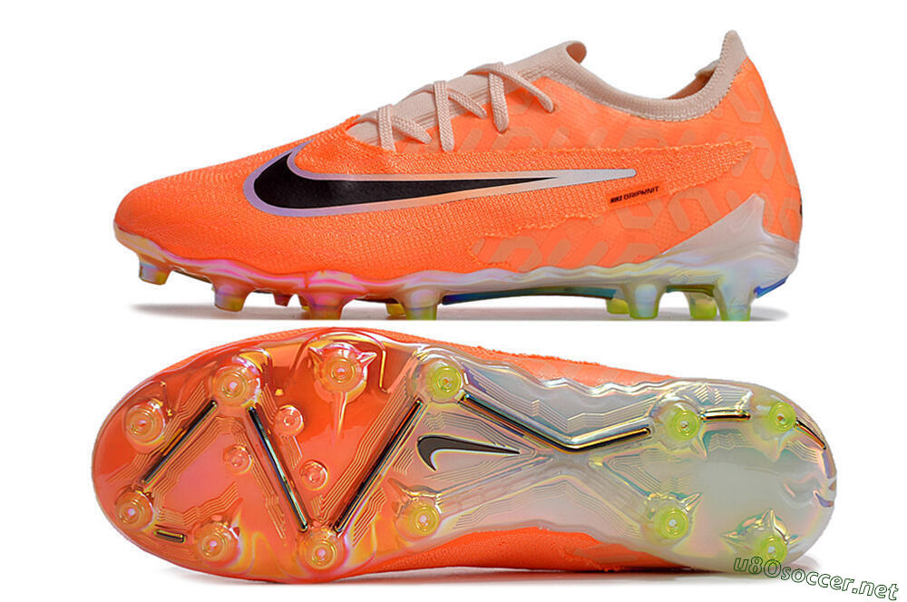 Men's Nike Phantom GX Elite AG Football Boots - Orange/Black/White 1