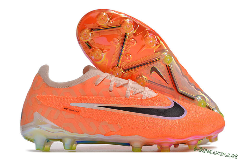 Men's Nike Phantom GX Elite AG Football Boots - Orange/Black/White 2