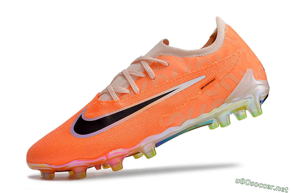 Men's Nike Phantom GX Elite AG Football Boots - Orange/Black/White 5
