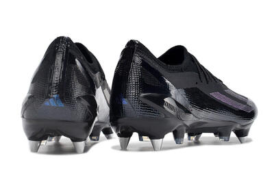 Men's Adidas X Crazyfast.1 SG Football Boots - Black/Purple