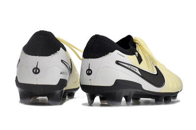 Men's NikeTiempo Legend 10 Elite FG Football Boots - Yellow/Black/White