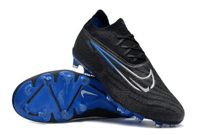 Men's Nike Phantom GX Elite FG Football Boots - Black/Grey/Blue