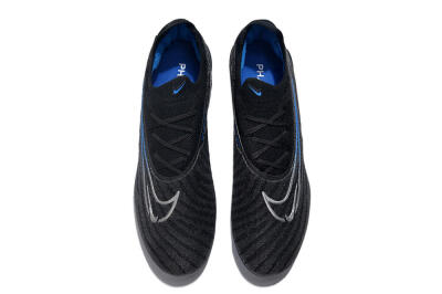 Men's Nike Phantom GX Elite FG Football Boots - Black/Grey/Blue