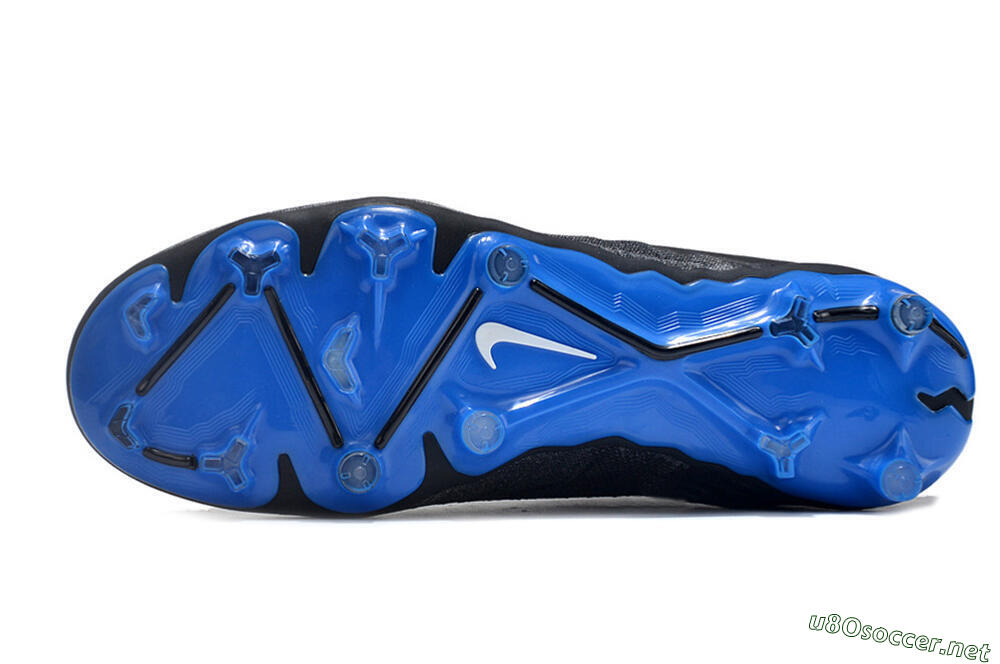 Men's Nike Phantom GX Elite FG Football Boots - Black/Grey/Blue 6