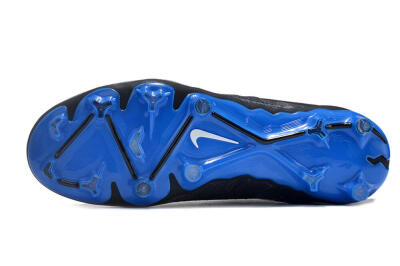 Men's Nike Phantom GX Elite FG Football Boots - Black/Grey/Blue