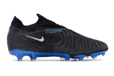 Men's Nike Phantom GX Elite FG Football Boots - Black/Grey/Blue