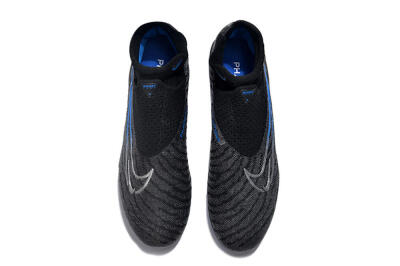 Men's Nike Phantom GX Elite DF Link FG Football Boots - Grey/Black/Blue