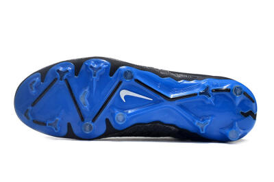 Men's Nike Phantom GX Elite DF Link FG Football Boots - Grey/Black/Blue