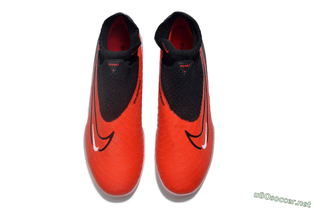 Unisex Nike Phantom GX Elite DF Link TF Football Shoes - Red/Black/White 4