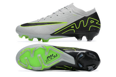 Men's Nike Air Zoom Mercurial Vapor 15 Elite FG Football Boots - White/Black/Green