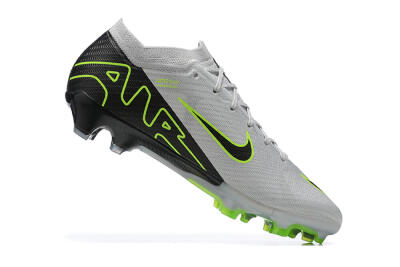 Men's Nike Air Zoom Mercurial Vapor 15 Elite FG Football Boots - White/Black/Green