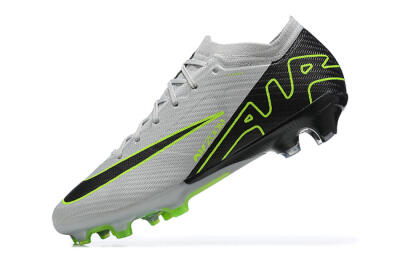 Men's Nike Air Zoom Mercurial Vapor 15 Elite FG Football Boots - White/Black/Green