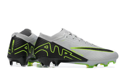 Men's Nike Air Zoom Mercurial Vapor 15 Elite FG Football Boots - White/Black/Green