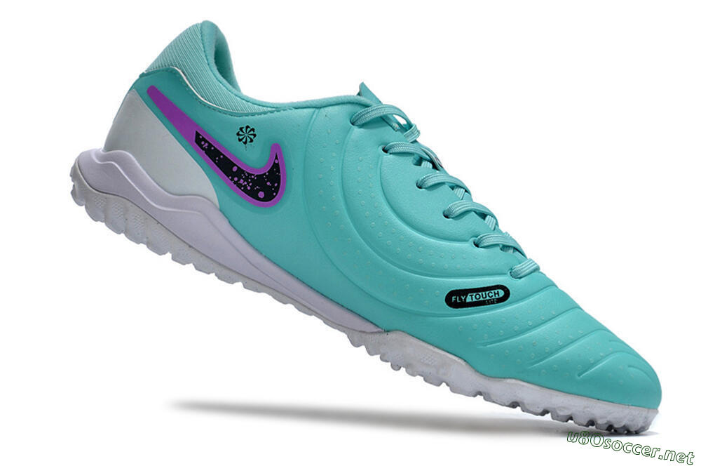 Men's Nike Tiempo Legend 10 Academy TF Football Shoes - Blue/Purple/White 4