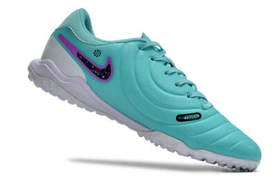 Men's Nike Tiempo Legend 10 Academy TF Football Shoes - Blue/Purple/White