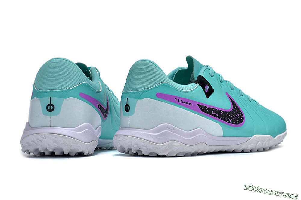Men's Nike Tiempo Legend 10 Academy TF Football Shoes - Blue/Purple/White 6