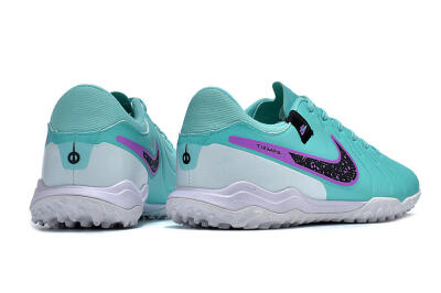 Men's Nike Tiempo Legend 10 Academy TF Football Shoes - Blue/Purple/White