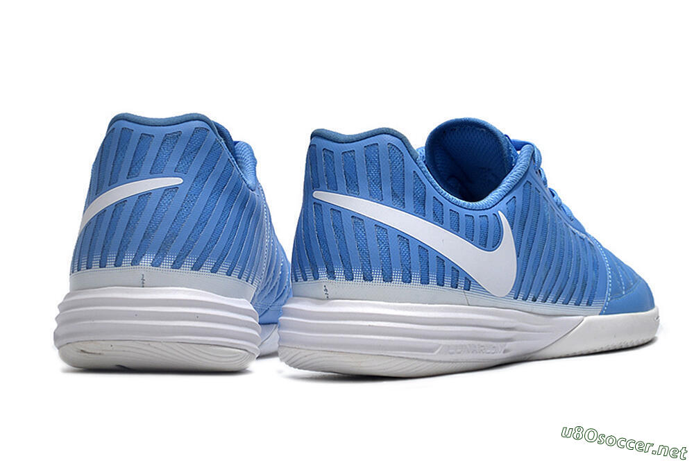 Men's Nike Lunar Gato 2 IC Football Shoes - Blue/White 4